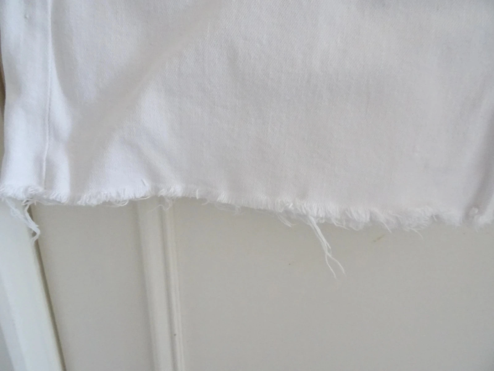 Jeans blanco MANGO de talle alto talla 36 – photo 3